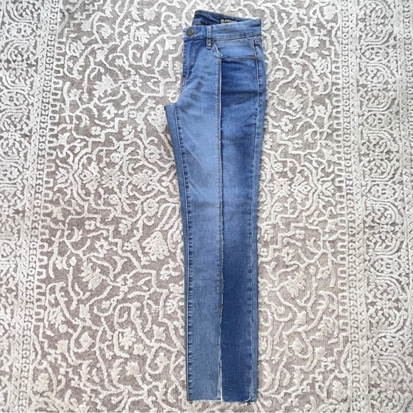 BlankNYC Skinny Classique Patchwork Split Front Jeans - Picture 6 of 14